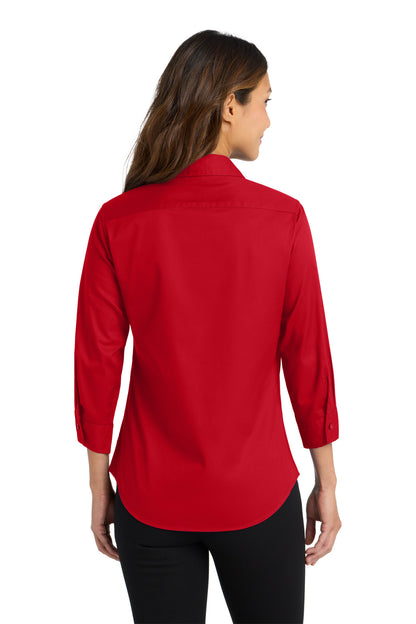 Custom Embroidered Port Authority Clothing Tops in Red