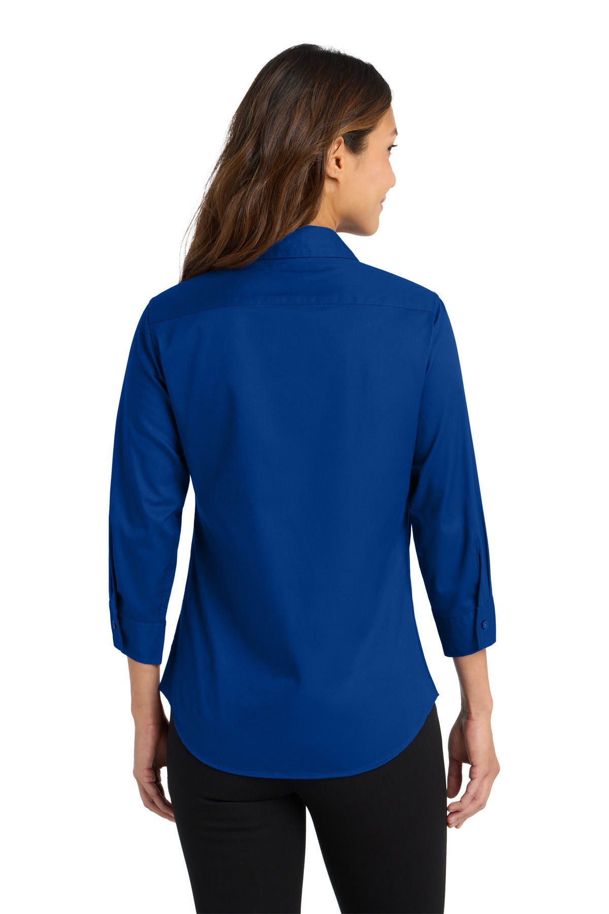 Custom Embroidered Port Authority Clothing Tops in Royal