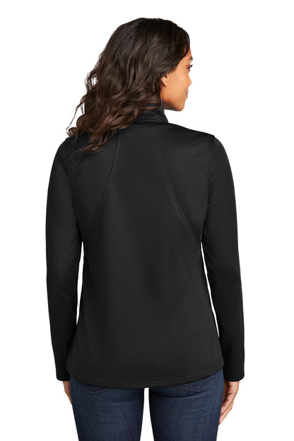 Custom Embroidered Port Authority Women's Flexshell Jacket L617,Deep Black