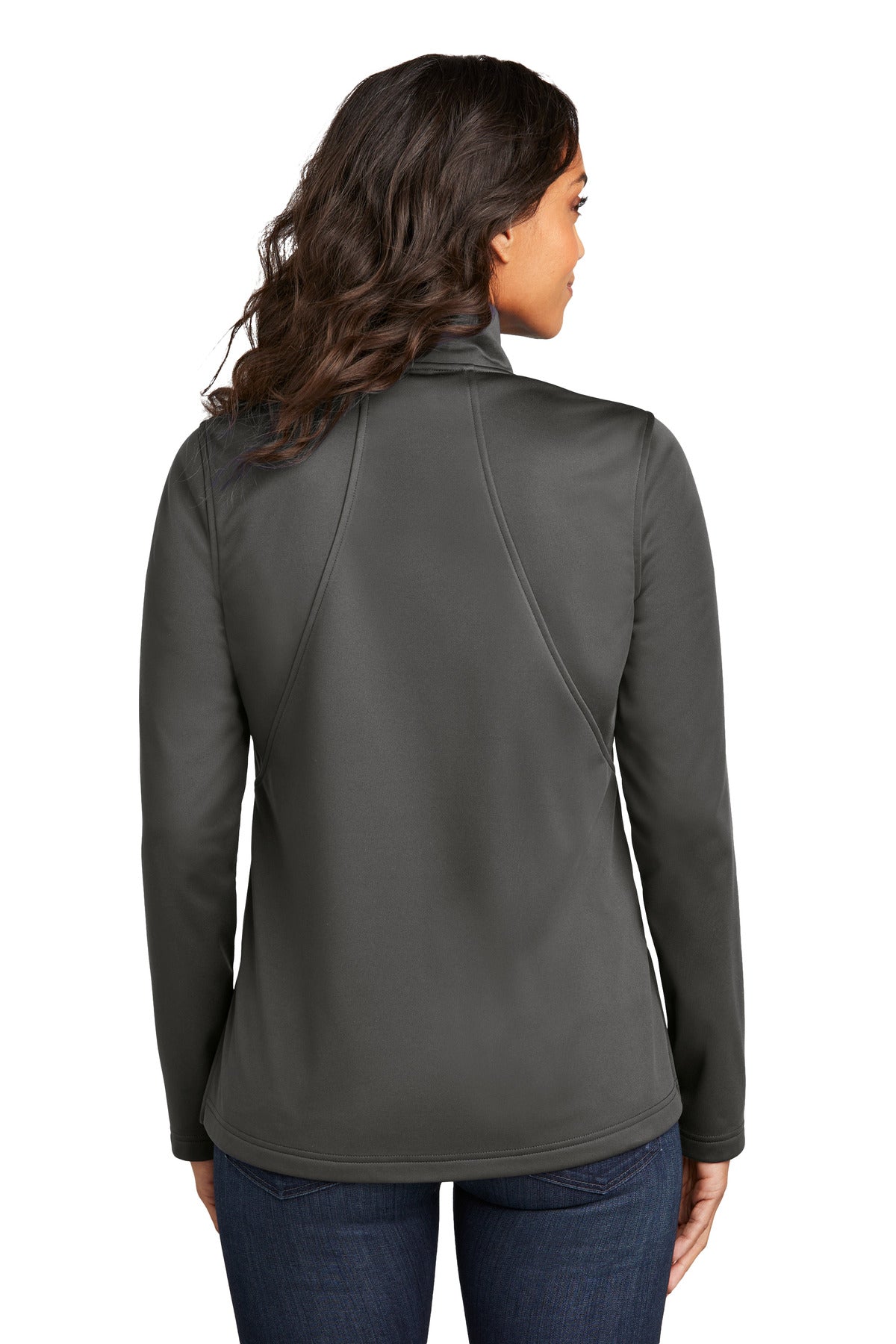 Custom Embroidered Port Authority Women's Flexshell Jacket L617,Grey Steel