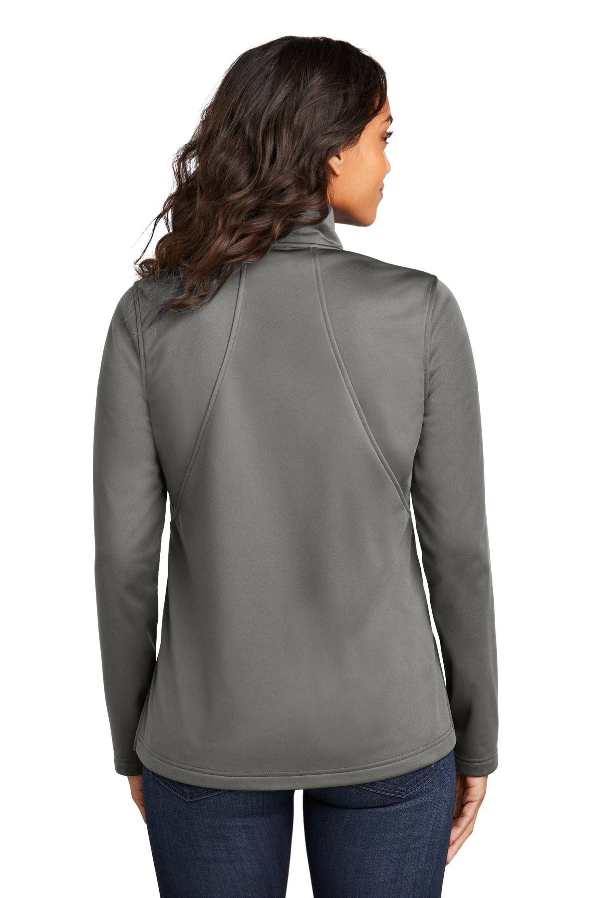 Custom Embroidered Port Authority Women's Flexshell Jacket L617,Smoke Grey