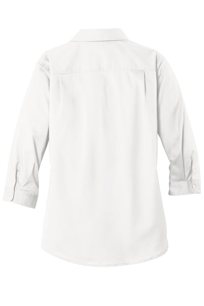 Port Authority Women's 3/4-Sleeve SuperPro Twill Shirt. L665