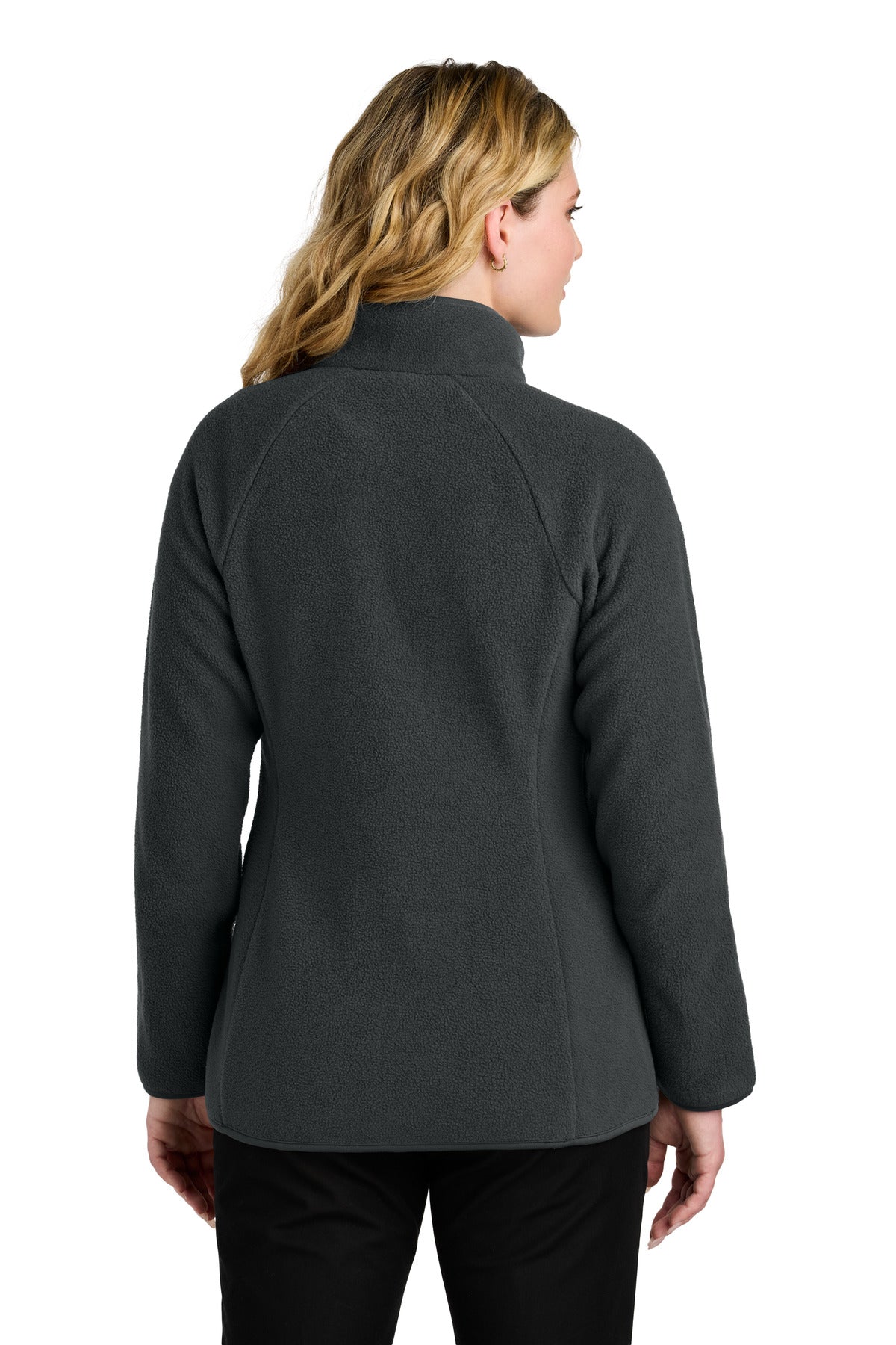 Custom Embroidered Port Authority Women's C-FREE Raglan Fleece L700,Grey Steel
