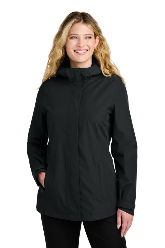 Custom Embroidered Port Authority Outerwear in Deep Black