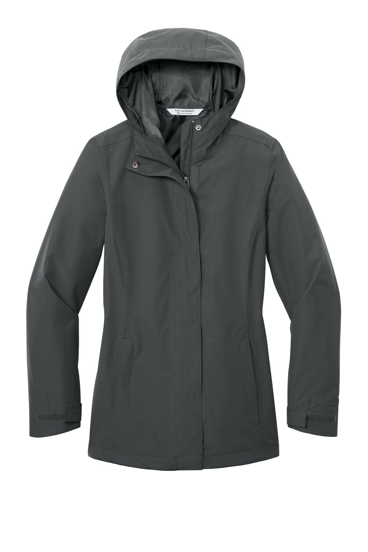 Custom Embroidered Port Authority Outerwear in Grey Steel