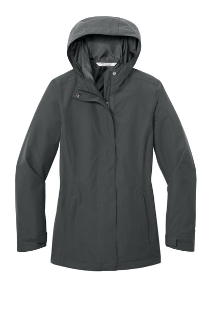 Custom Embroidered Port Authority Outerwear in Grey Steel