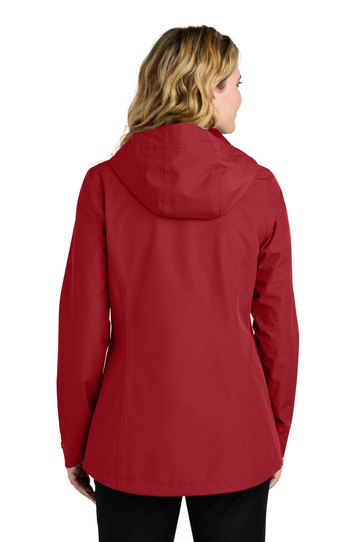 Custom Embroidered Port Authority Women's C-FREE Rain Jacket L714,Rich Red