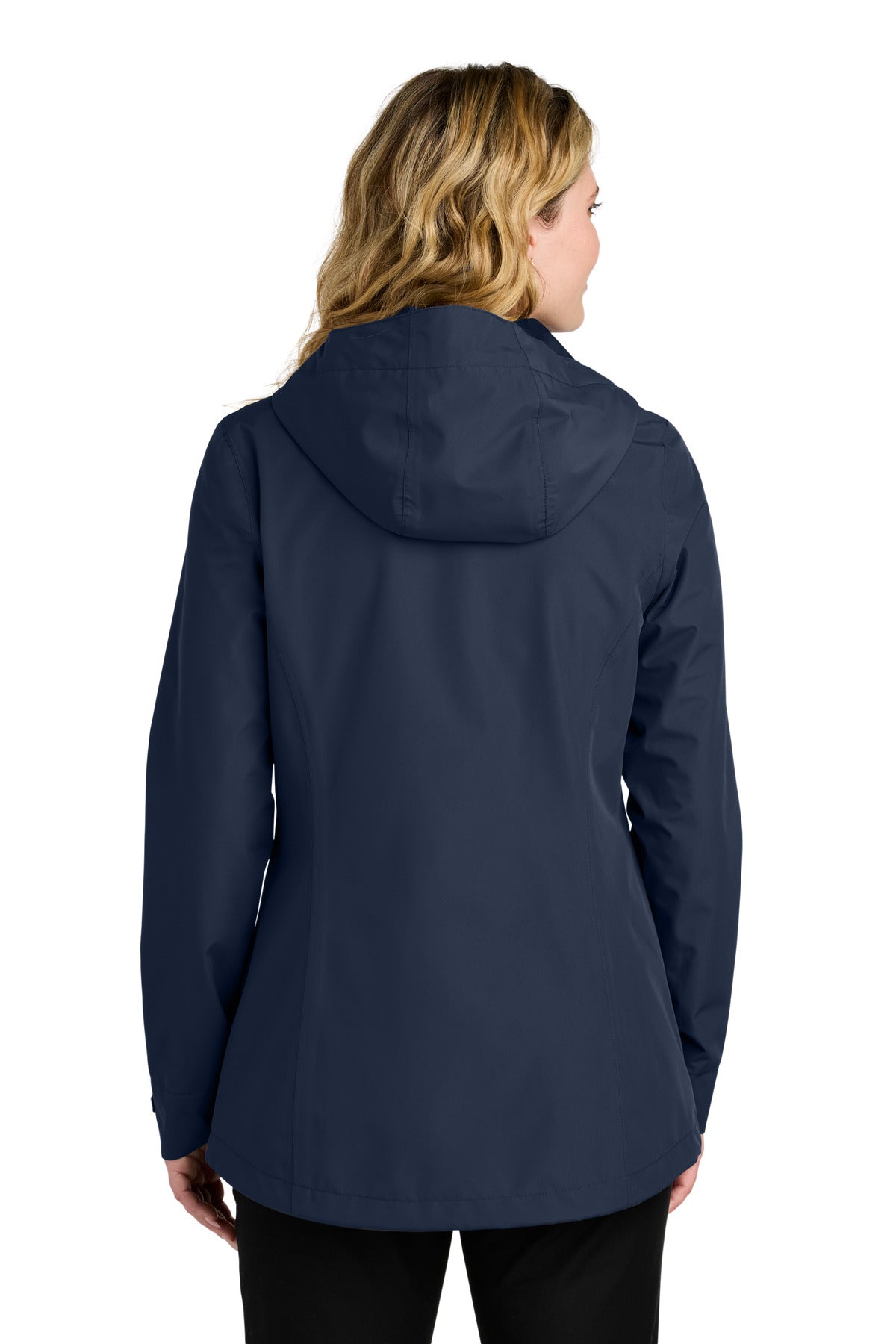 Custom Embroidered Port Authority Women's C-FREE Rain Jacket L714,True Navy