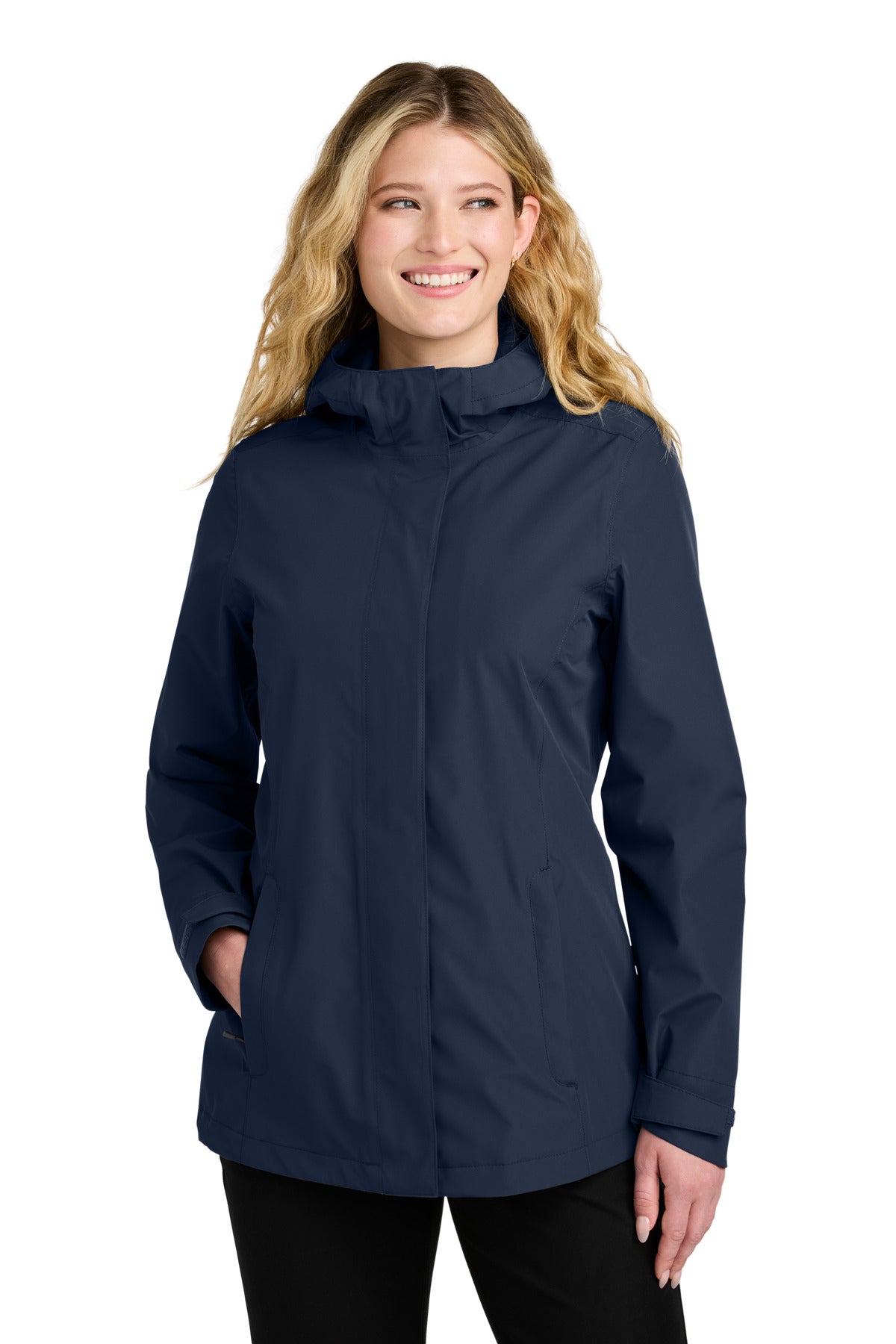 Custom Embroidered Port Authority Outerwear in True Navy