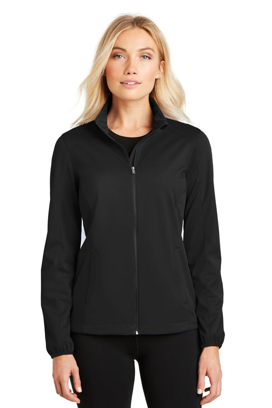 Custom Embroidered Port Authority Outerwear in Deep Black