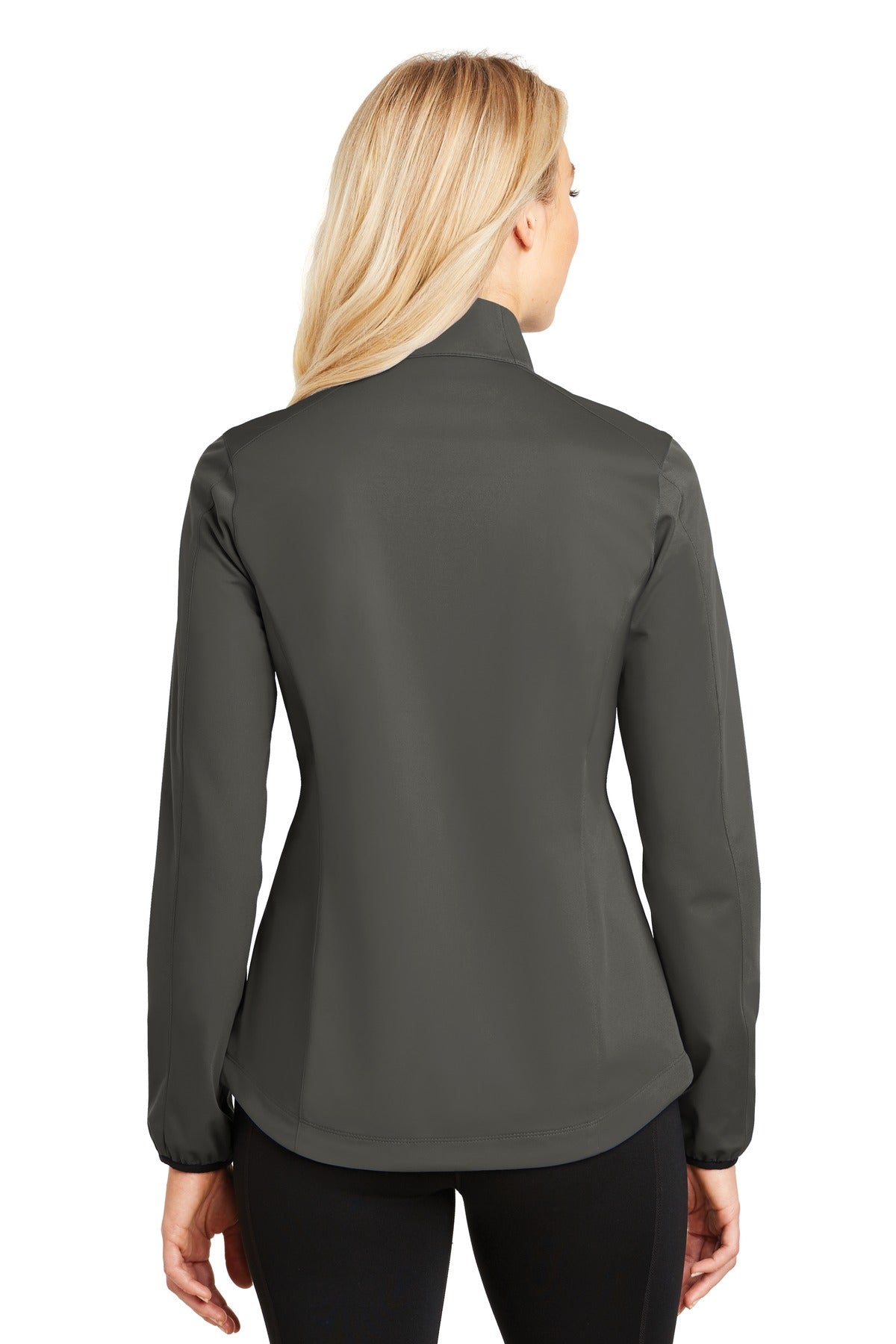 Custom Embroidered Port Authority Women's Active Soft Shell Jacket. L717,Grey Steel