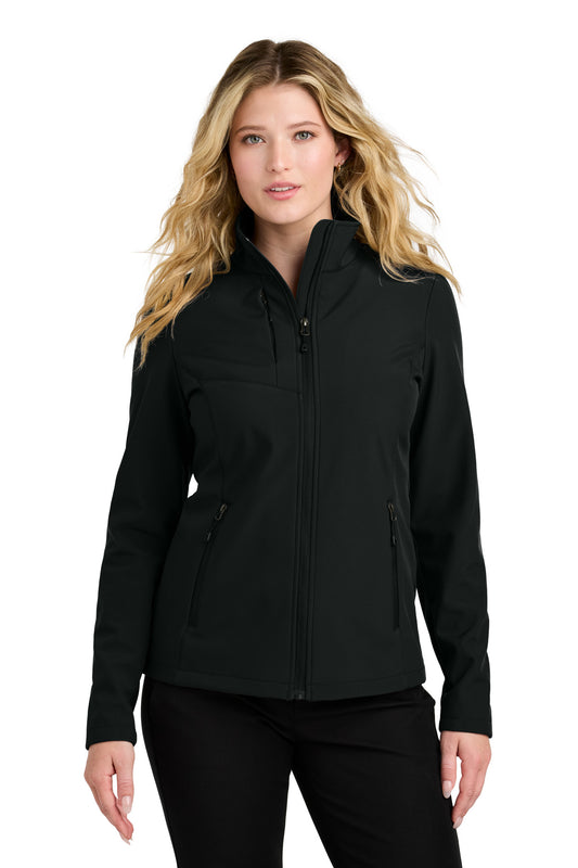 Custom Embroidered Port Authority Outerwear in Deep Black