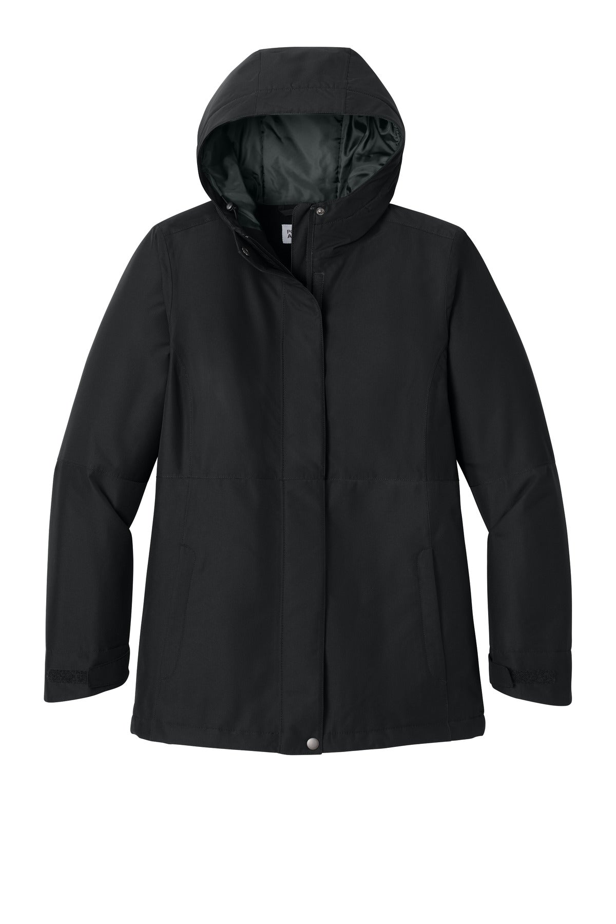 Custom Embroidered Port Authority Outerwear in Deep Black