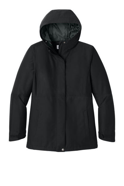Custom Embroidered Port Authority Outerwear in Deep Black