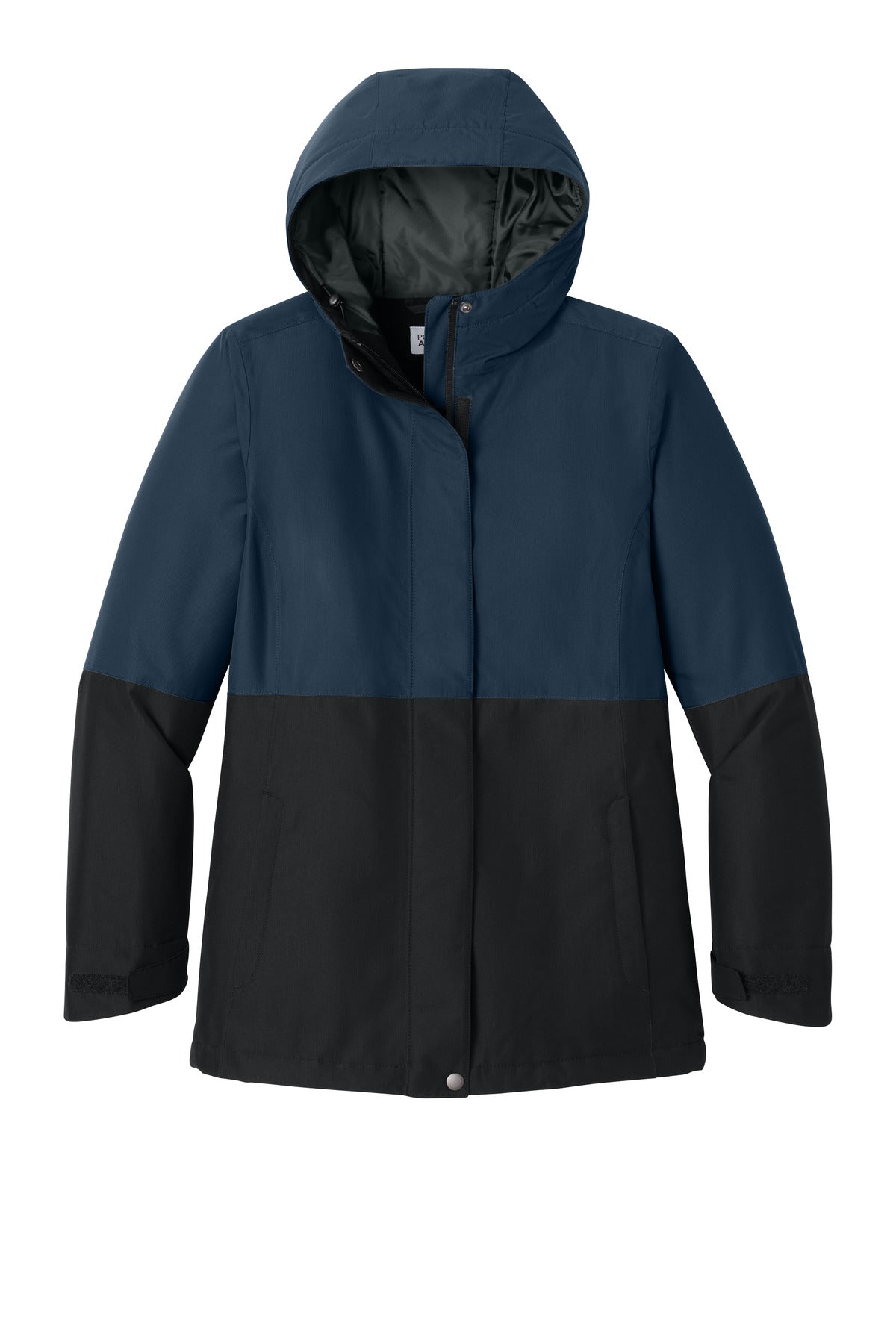 Custom Embroidered Port Authority Outerwear in Dress Blue Navy/ Deep Black