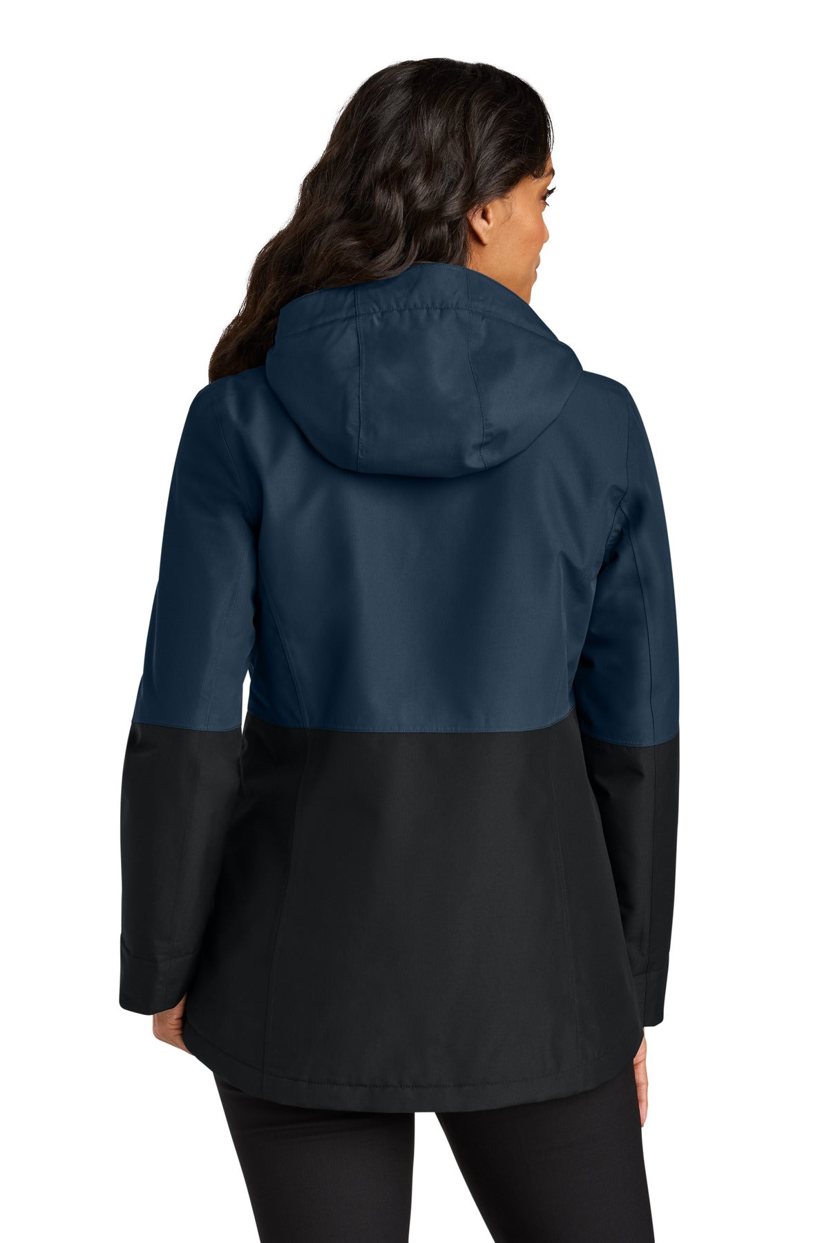Custom Embroidered Port Authority Outerwear in Dress Blue Navy/ Deep Black