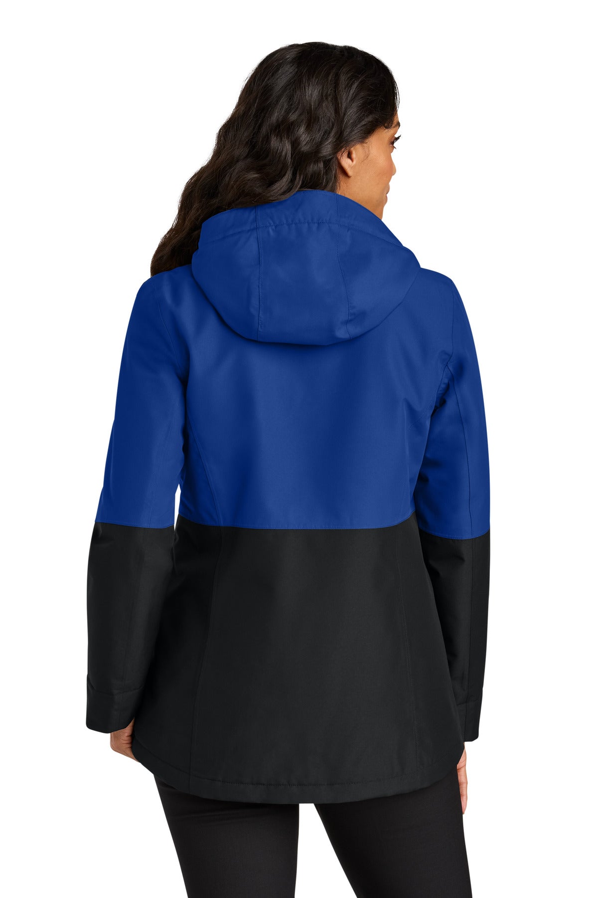 Custom Embroidered Port Authority Outerwear in True Royal/ Deep Black
