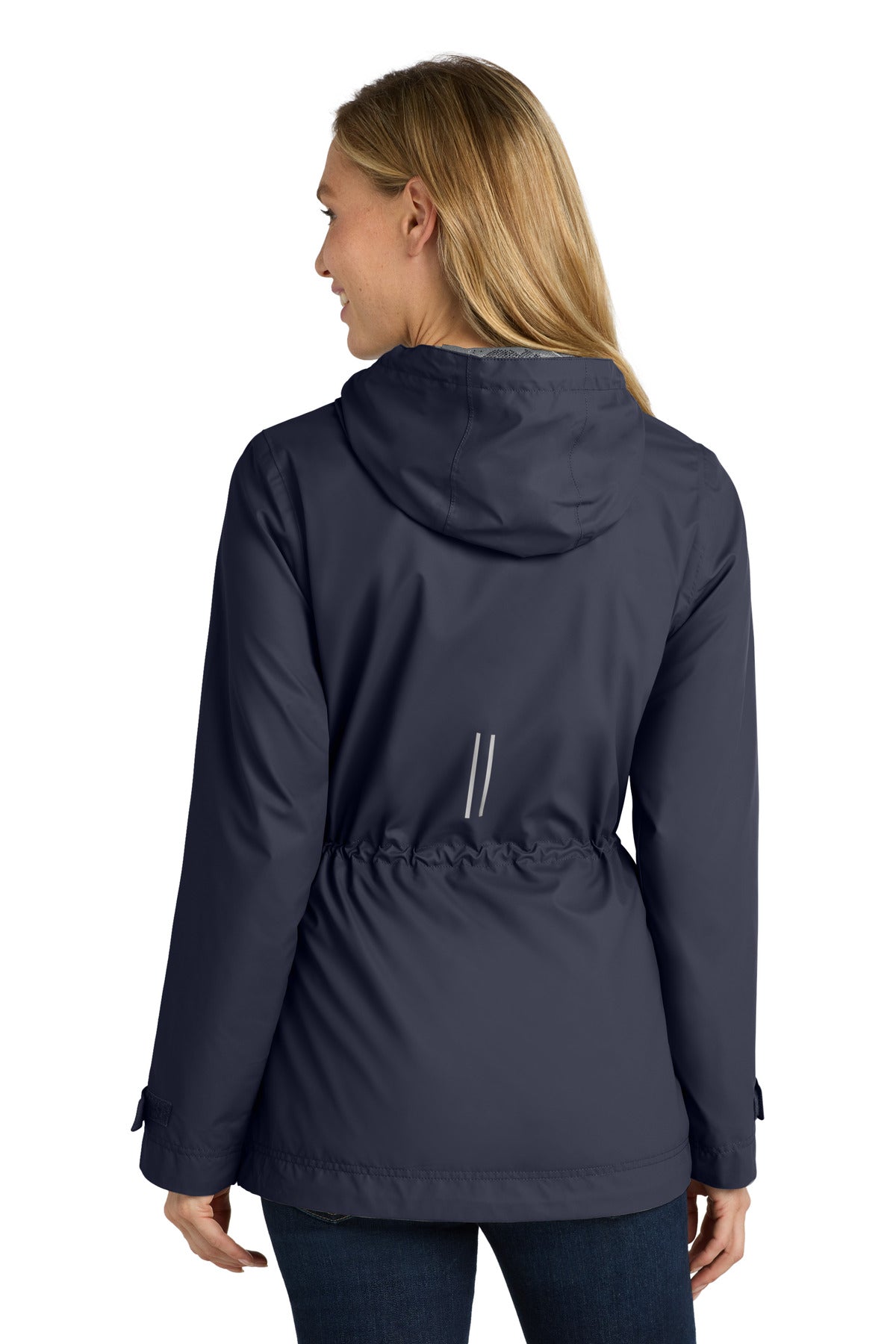 Custom Embroidered Port Authority Women's Northwest Slicker. L7710,Navy