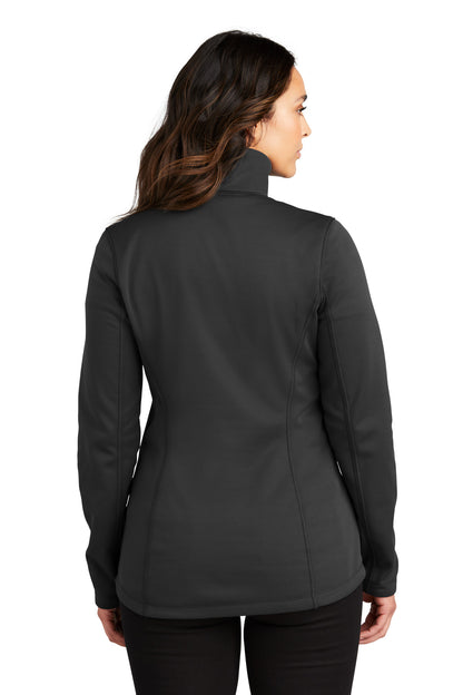 Custom Embroidered Port Authority Women's Smooth Fleece 1/4-Zip L804,Deep Black