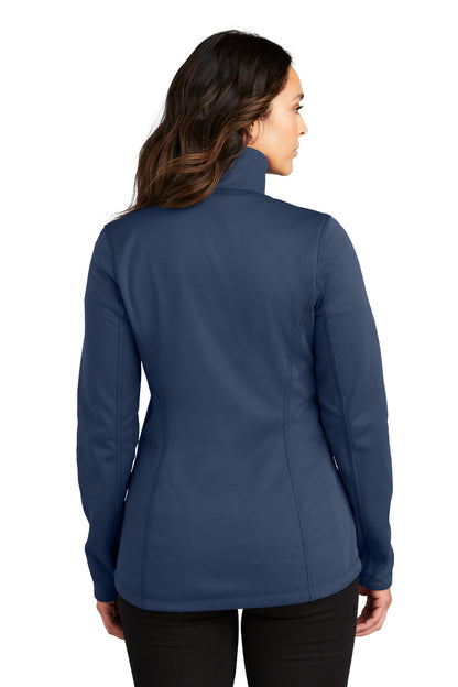 Custom Embroidered Port Authority Women's Smooth Fleece 1/4-Zip L804,River Blue Navy