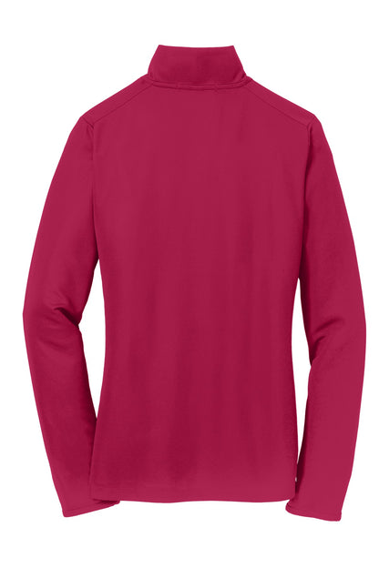 Custom Embroidered Port Authority Sweatshirts in Dark Fuchsia