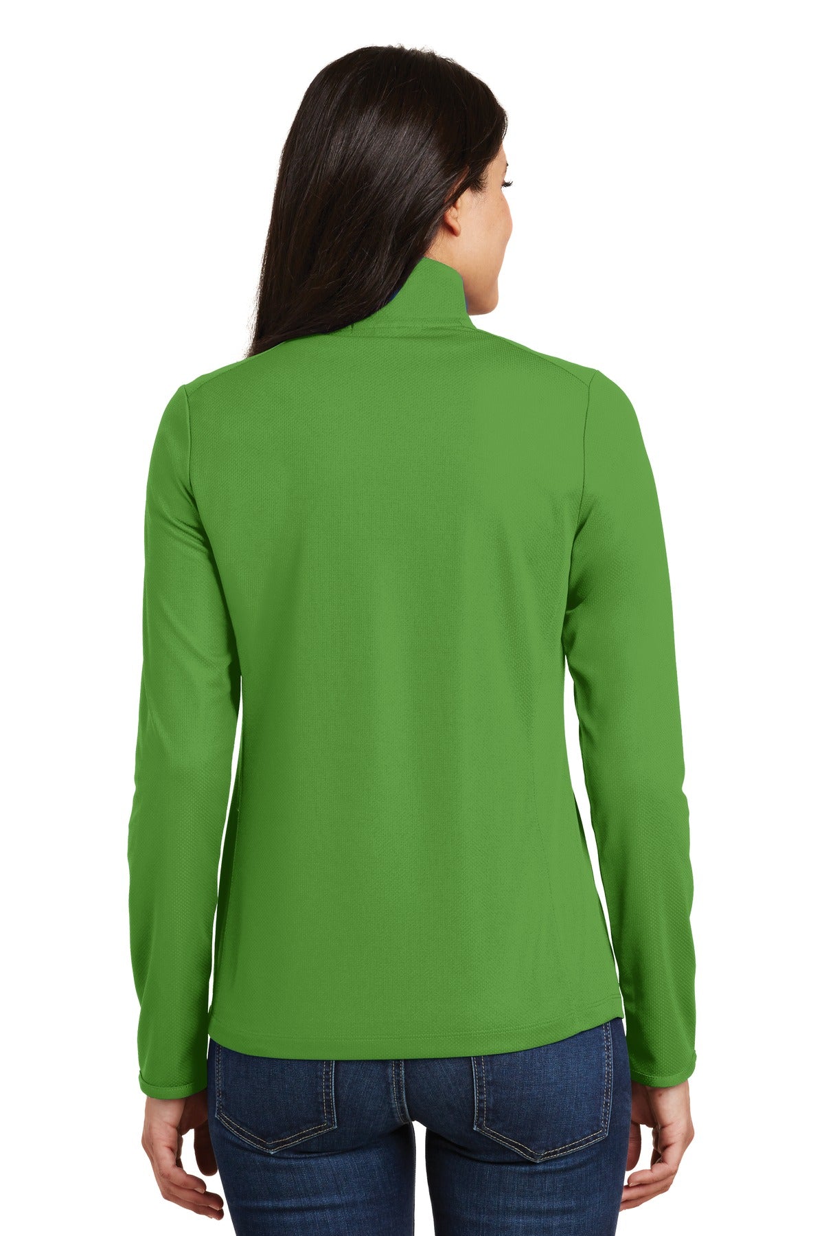 Custom Embroidered Port Authority Sweatshirts in Treetop Green