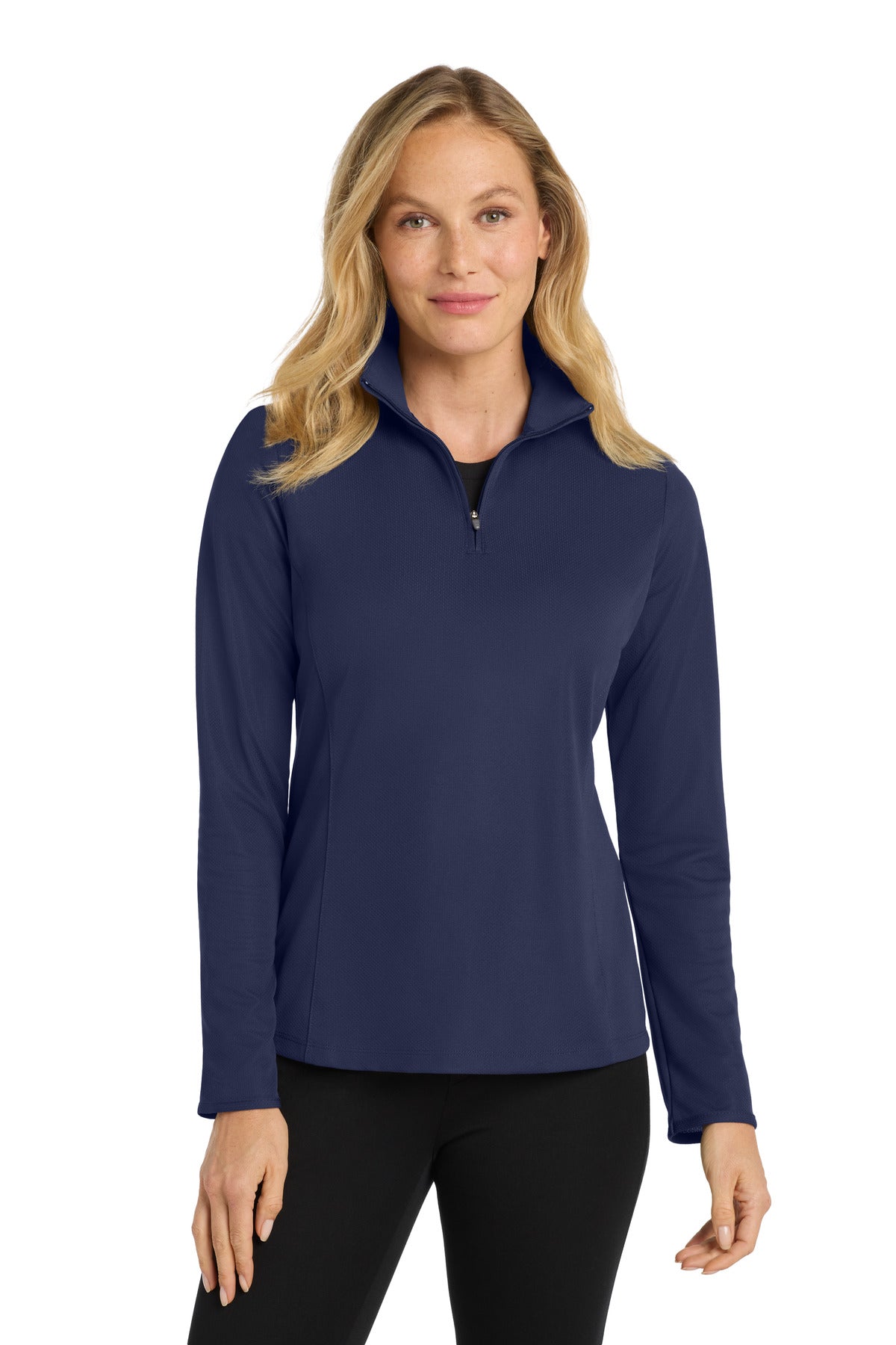 Custom Embroidered Port Authority Sweatshirts in True Navy