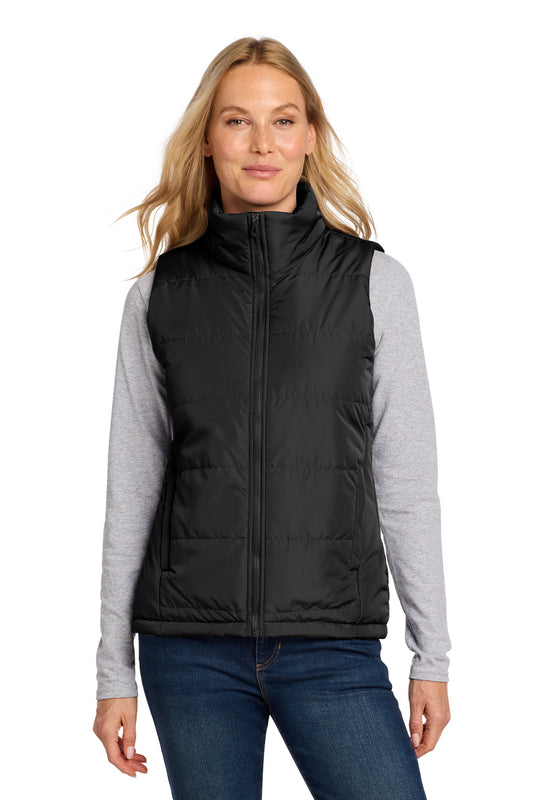 Custom Embroidered Port Authority Outerwear in Deep Black