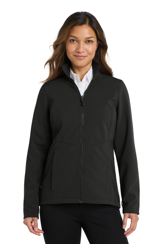 Custom Embroidered Port Authority Outerwear in Deep Black