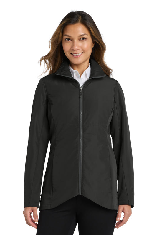 Custom Embroidered Port Authority Outerwear in Deep Black