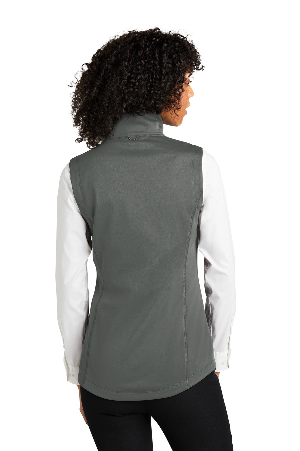 Custom Embroidered Port Authority Women's Collective Smooth Fleece Vest L906,Graphite