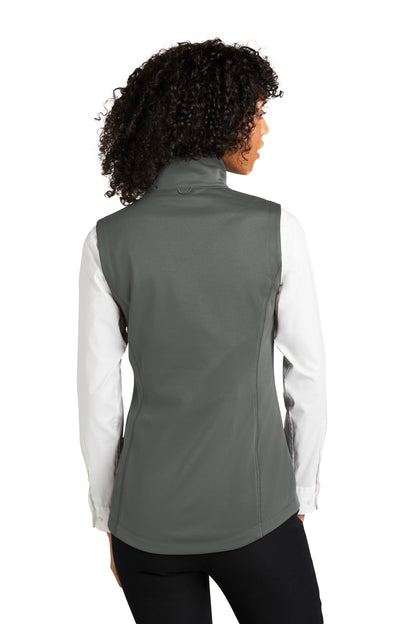 Custom Embroidered Port Authority Women's Collective Smooth Fleece Vest L906,Graphite