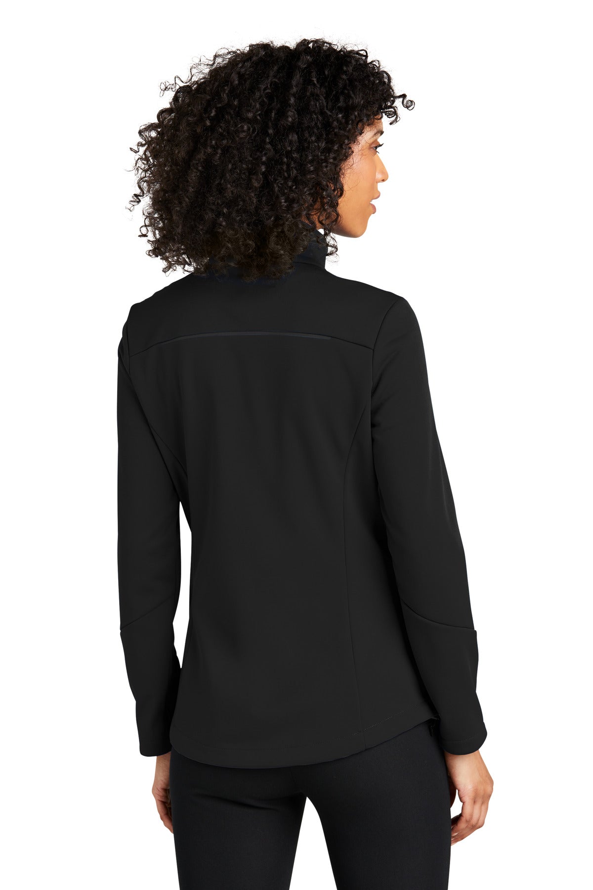 Custom Embroidered Port Authority Women's Collective Tech Soft Shell Jacket L921,Deep Black