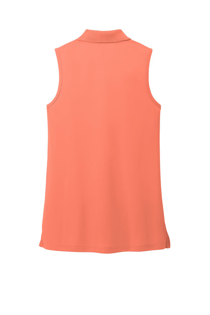 Custom Embroidered Port Authority Polos/Knits in Coral Splash