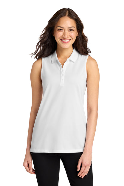 Custom Embroidered Port Authority Polos/Knits in White