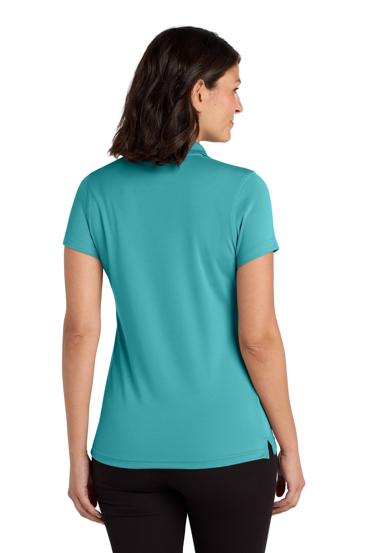 Custom Embroidered Port Authority Women's Dry Zone UV Micro-Mesh Polo. LK110,Aquamarine