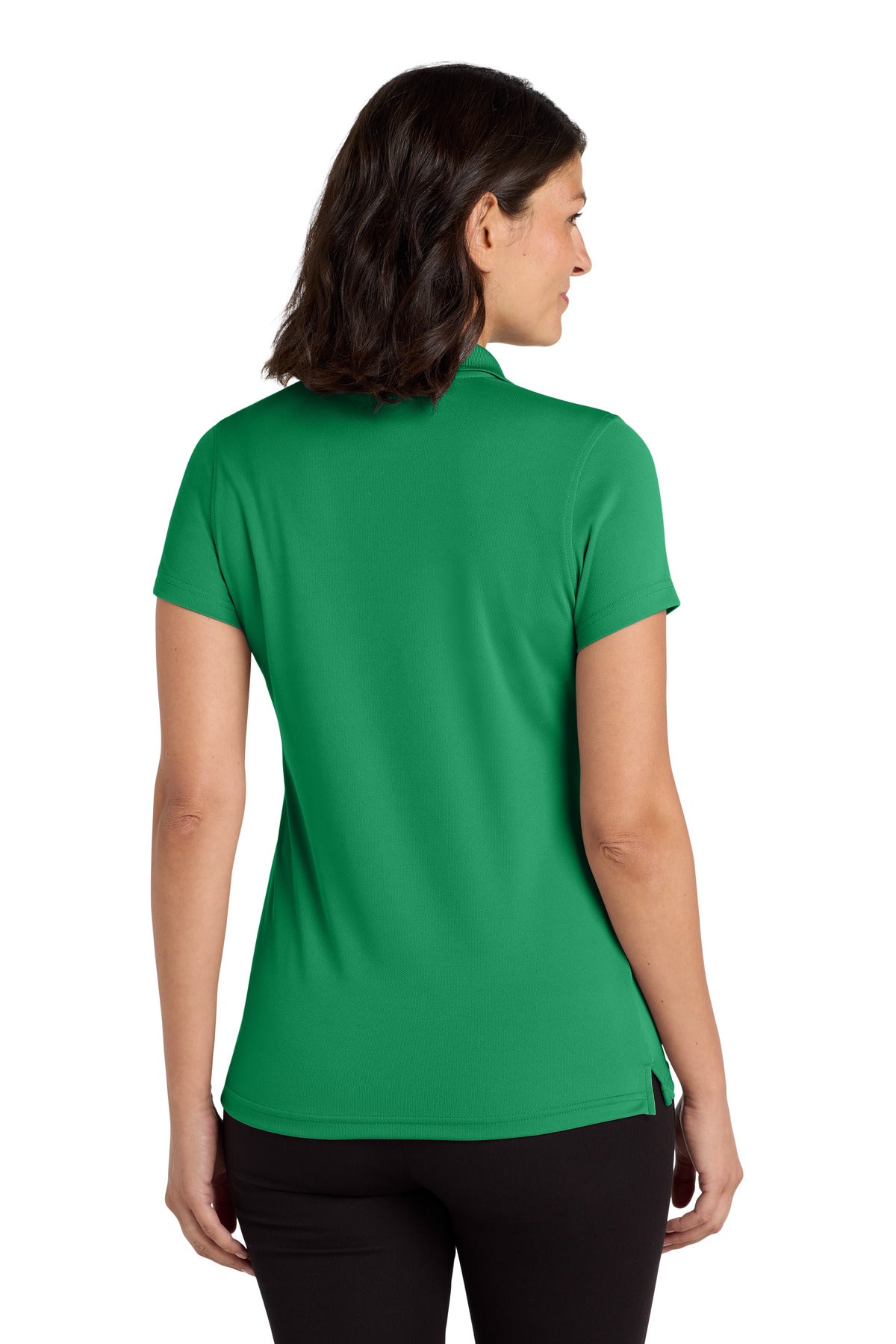 Custom Embroidered Port Authority Women's Dry Zone UV Micro-Mesh Polo. LK110,Bright Kelly Green