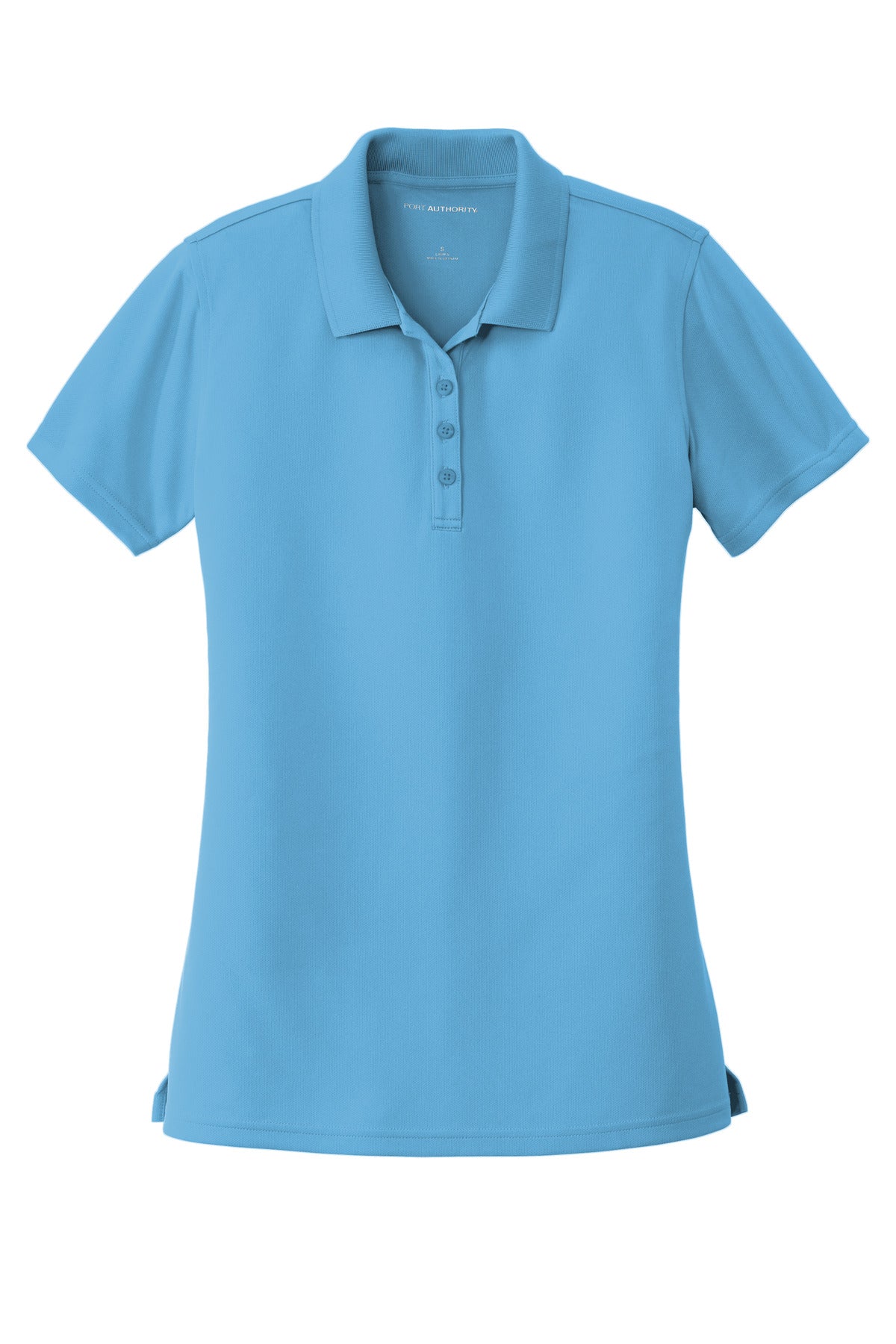 Port Authority Women's Dry Zone UV Micro-Mesh Polo. LK110 Carolina Blue