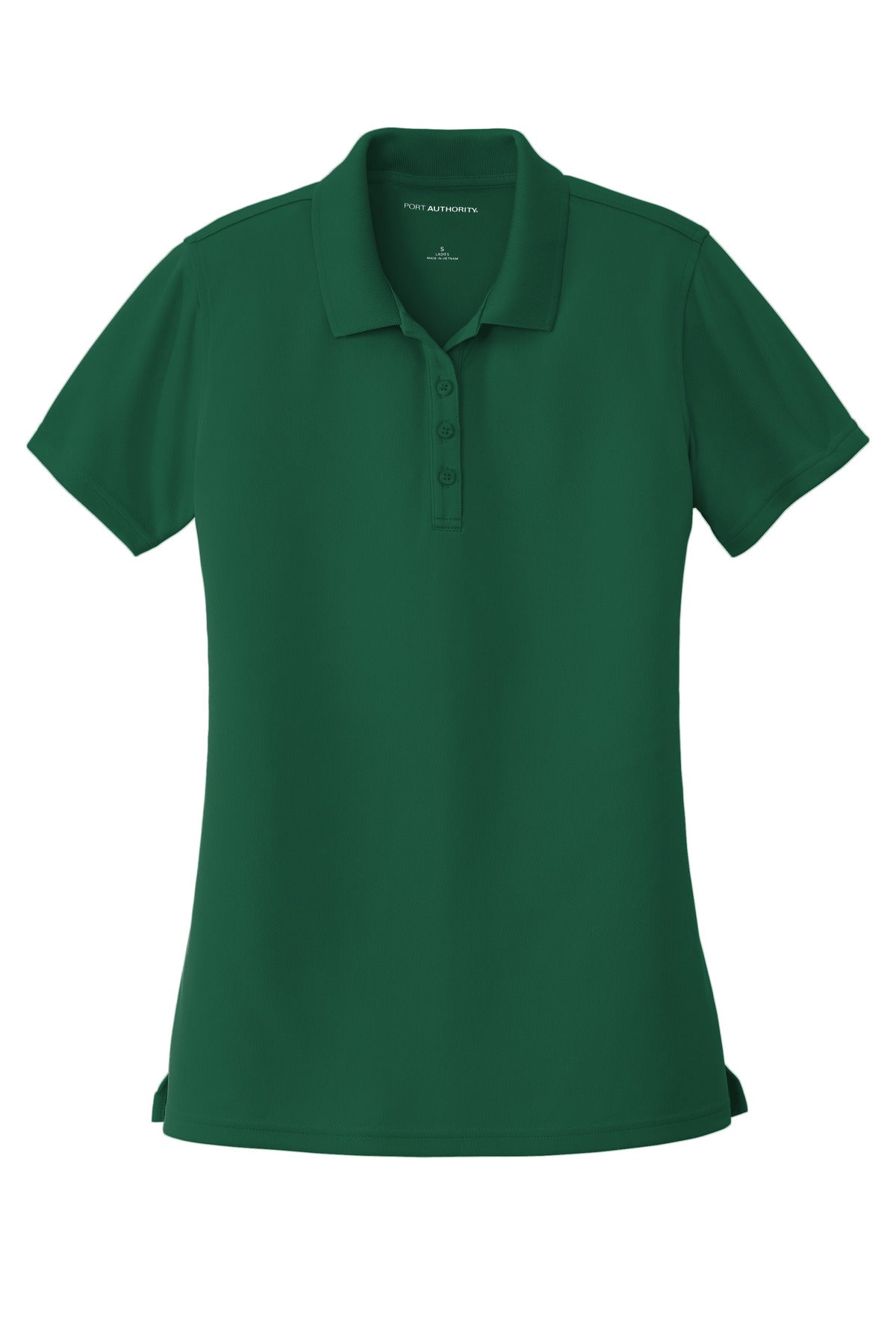 Port Authority Women's Dry Zone UV Micro-Mesh Polo. LK110 Deep Forest Green