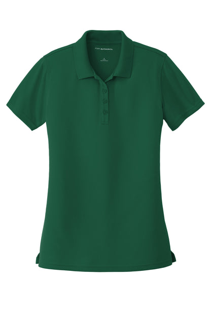 Port Authority Women's Dry Zone UV Micro-Mesh Polo. LK110 Deep Forest Green