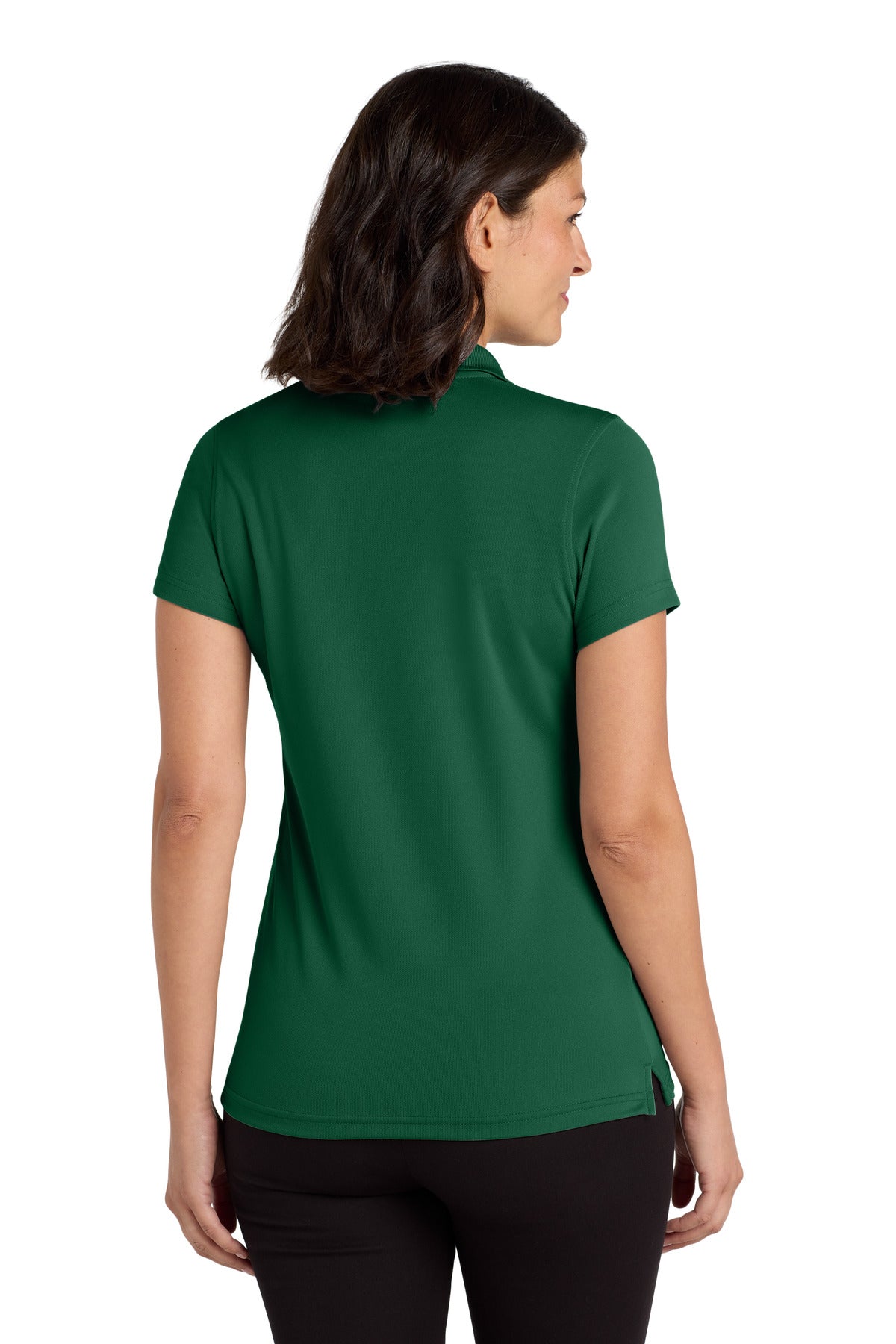 Custom Embroidered Port Authority Women's Dry Zone UV Micro-Mesh Polo. LK110,Deep Forest Green