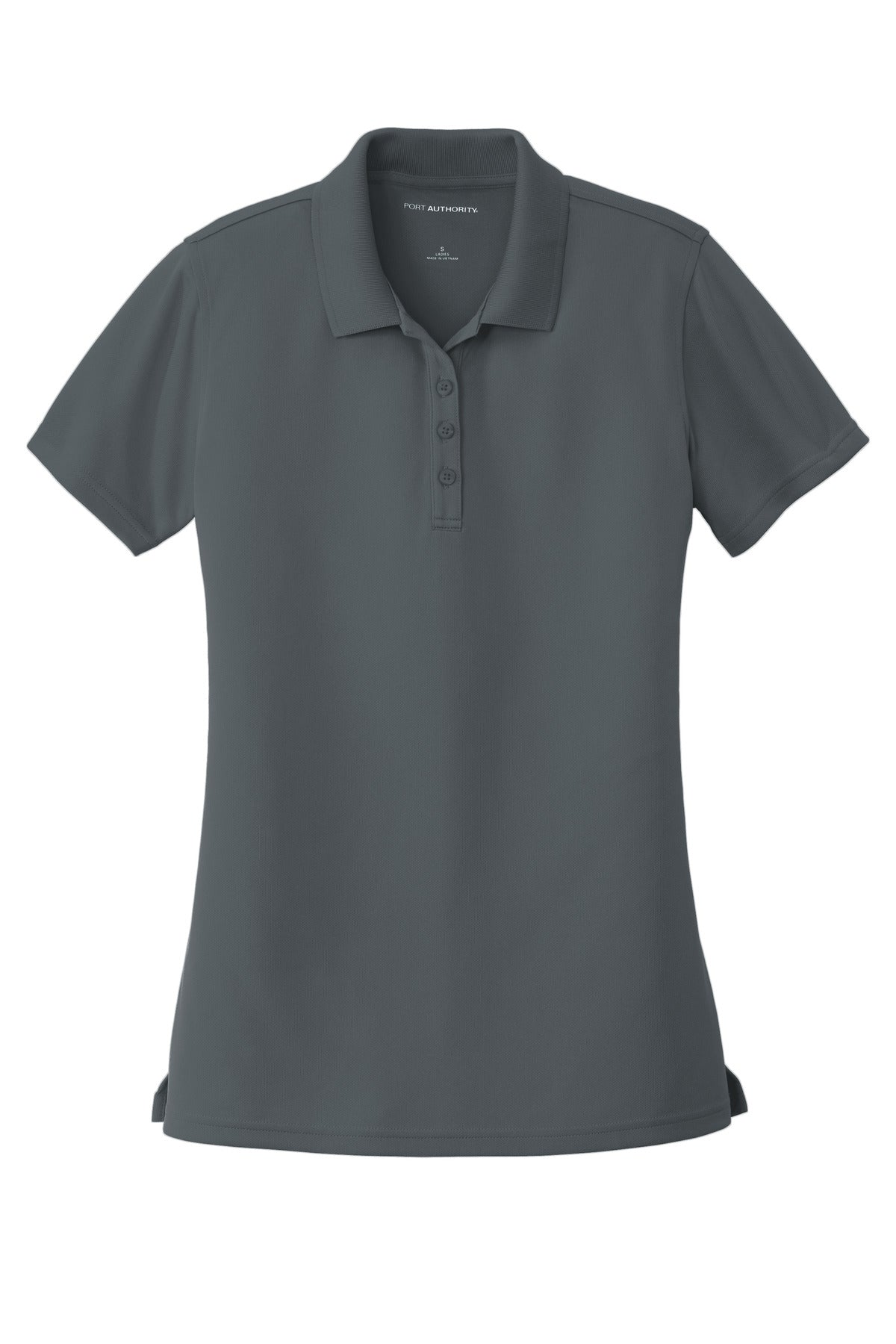 Port Authority Women's Dry Zone UV Micro-Mesh Polo. LK110 Graphite
