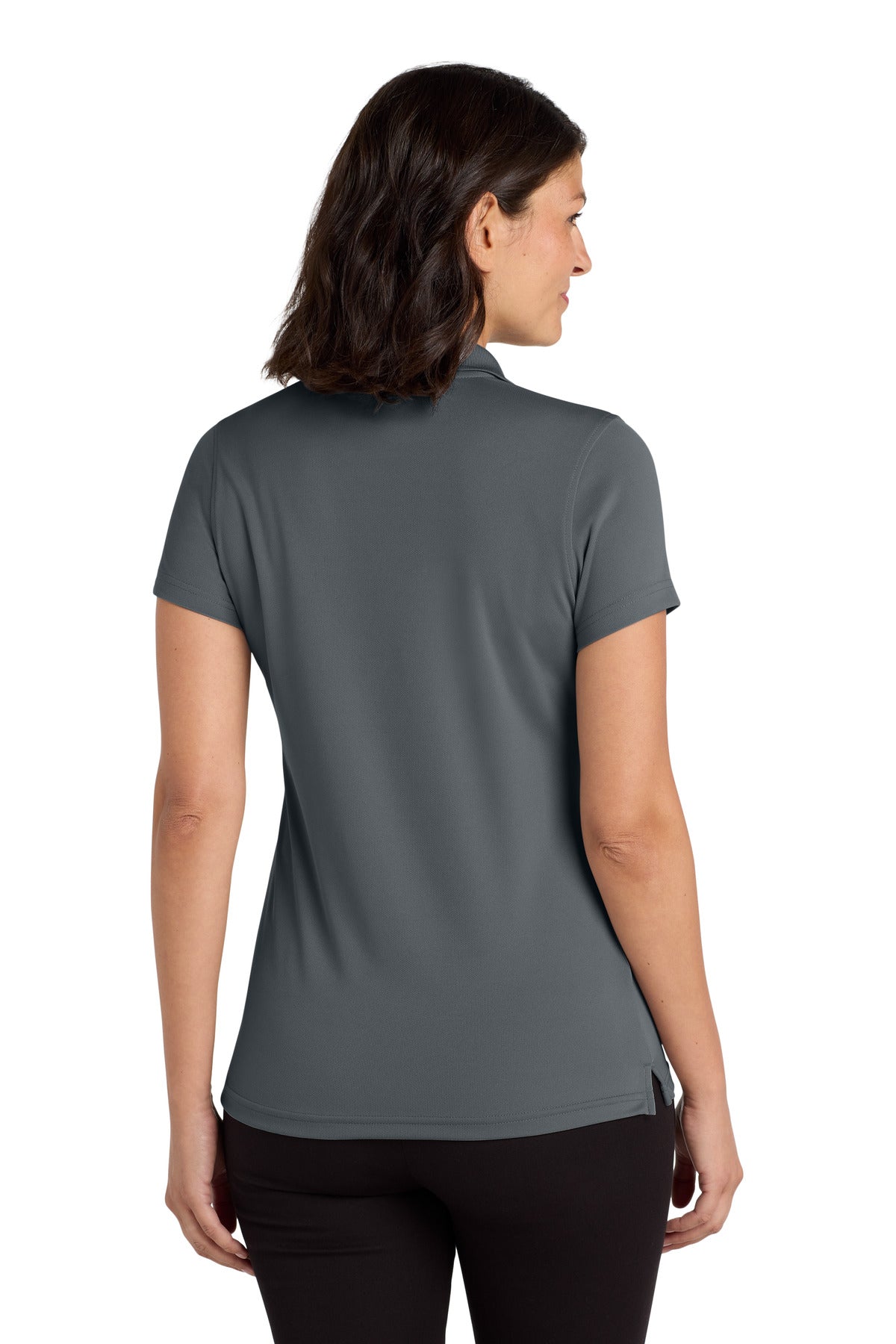 Custom Embroidered Port Authority Women's Dry Zone UV Micro-Mesh Polo. LK110,Graphite
