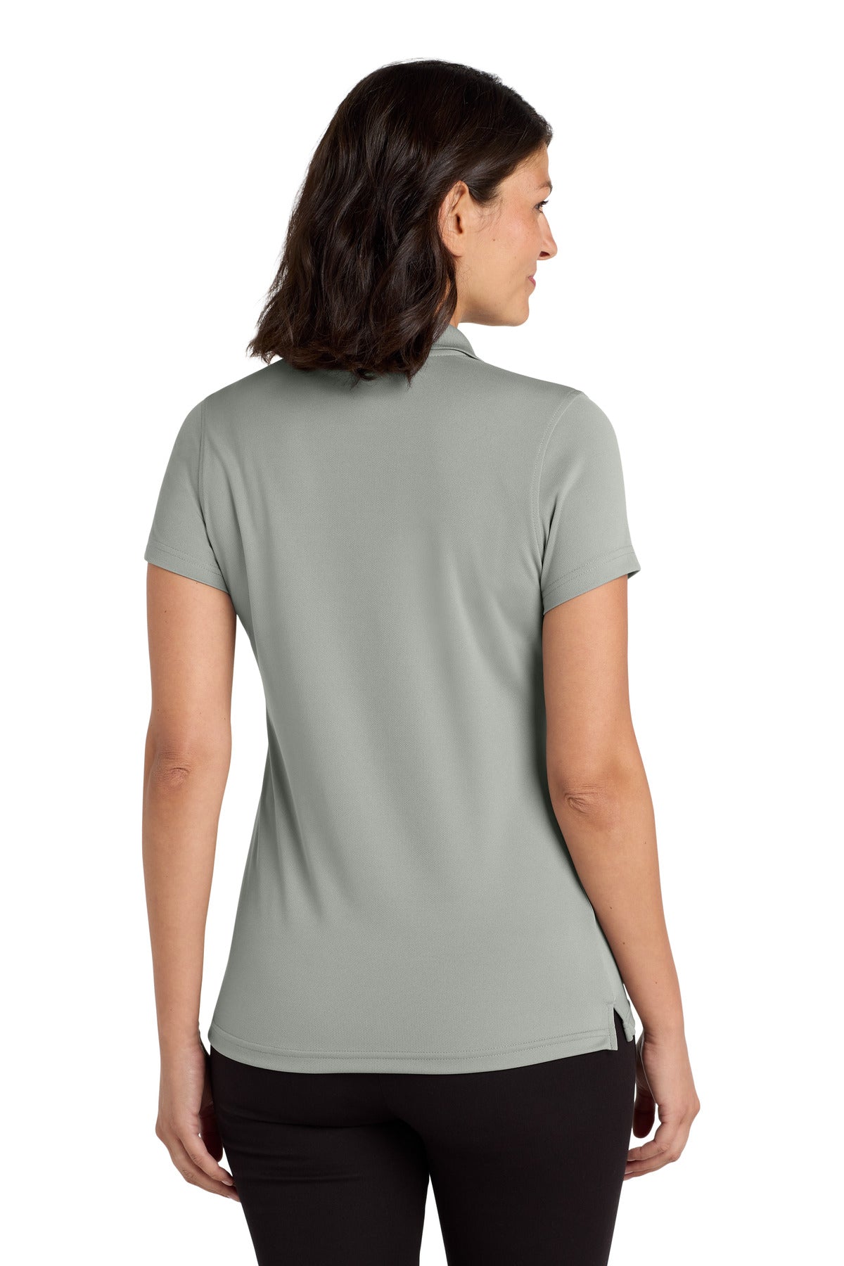 Custom Embroidered Port Authority Women's Dry Zone UV Micro-Mesh Polo. LK110,Gusty Grey