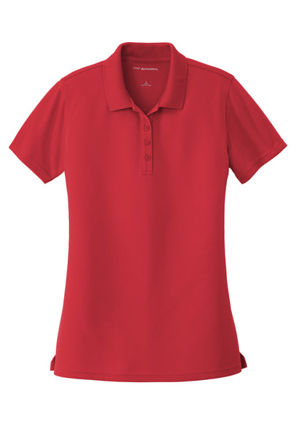 Port Authority Women's Dry Zone UV Micro-Mesh Polo. LK110 Rich Red