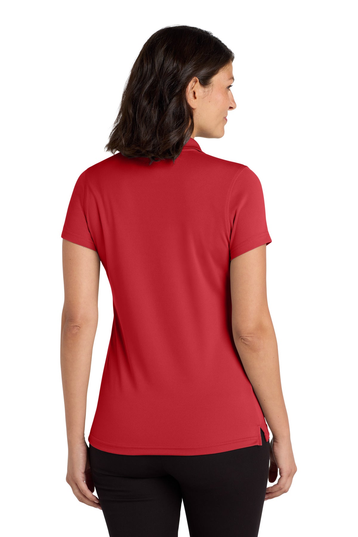 Custom Embroidered Port Authority Women's Dry Zone UV Micro-Mesh Polo. LK110,Rich Red