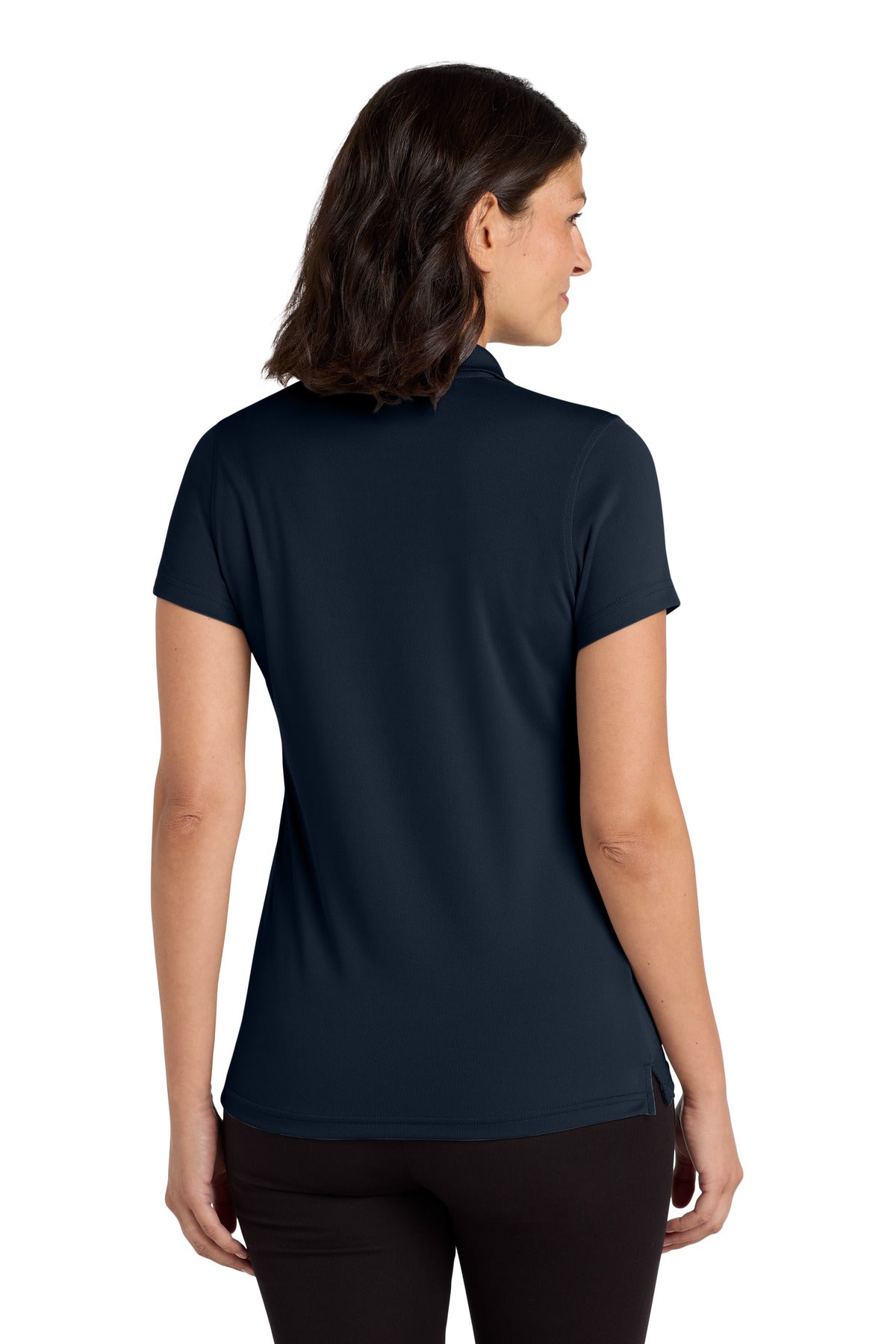 Custom Embroidered Port Authority Women's Dry Zone UV Micro-Mesh Polo. LK110,River Blue Navy