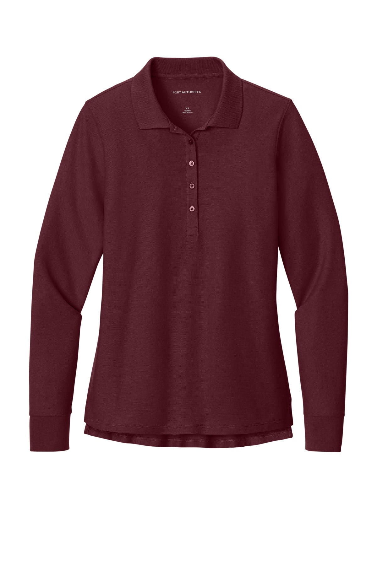 Custom Embroidered Port Authority Polos in Burgundy