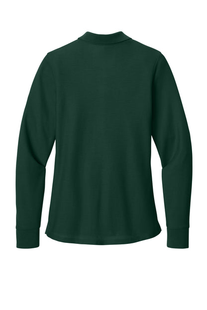Custom Embroidered Port Authority Polos in Dark Green