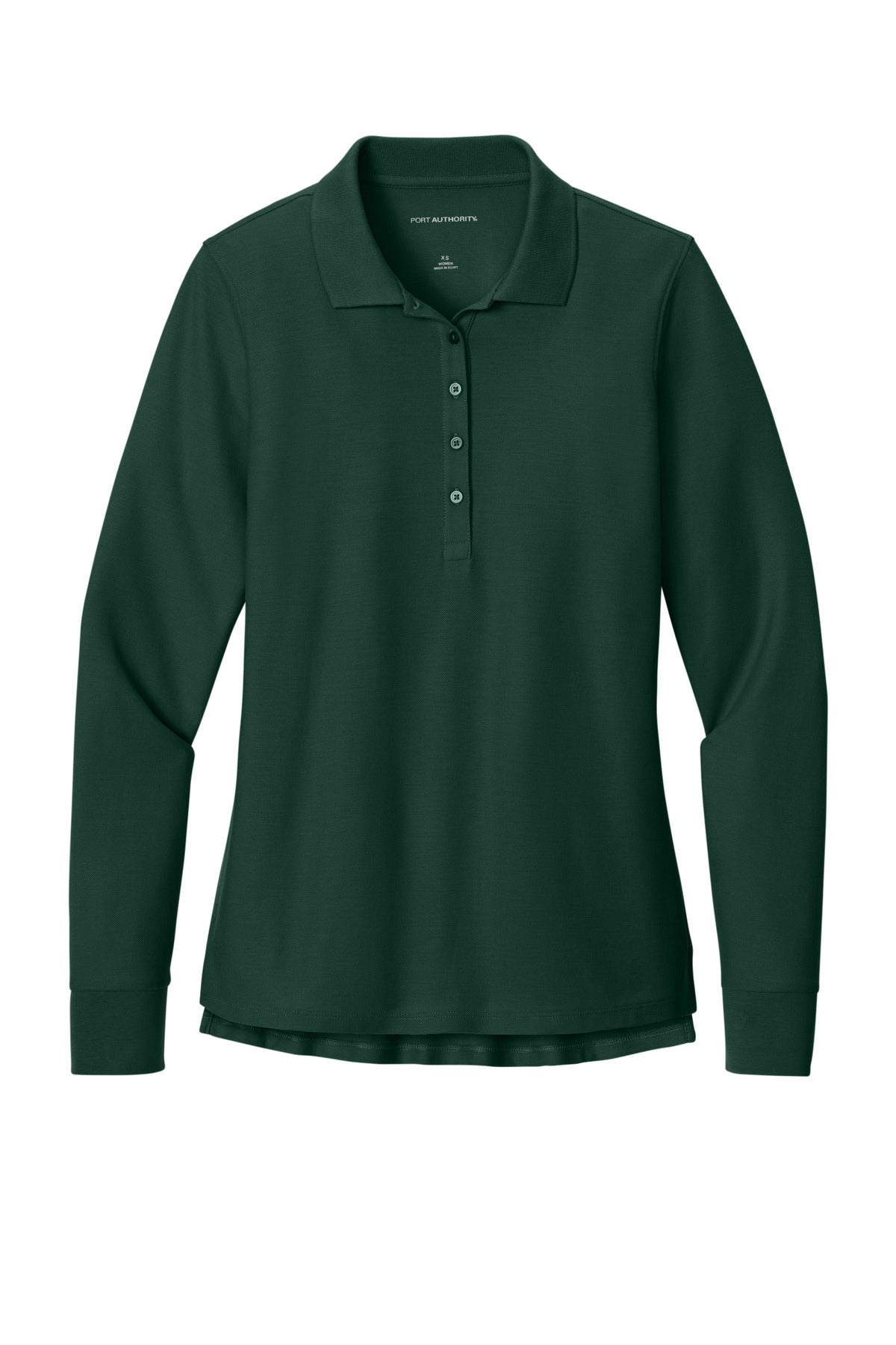 Custom Embroidered Port Authority Polos in Dark Green